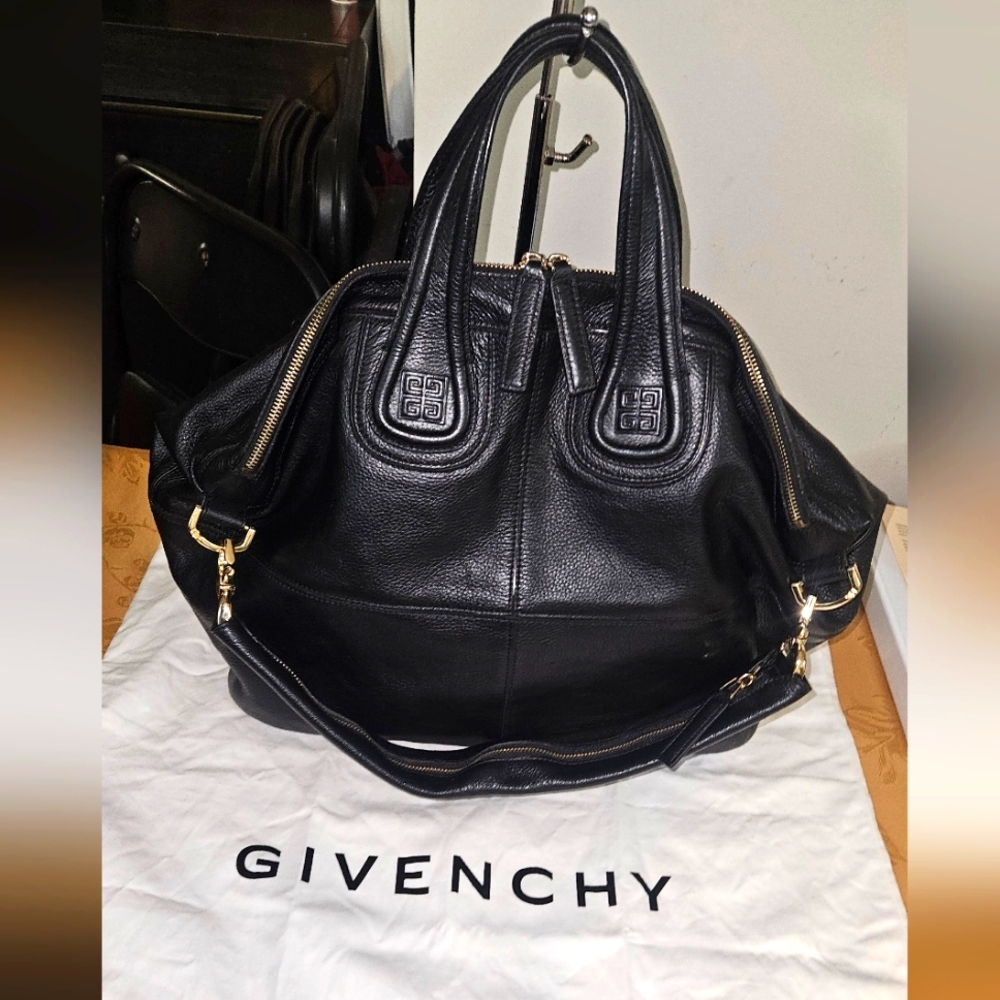 Givenchy Nightingale 2- Way Leather Handbag W/ Dust Bag - Picture 7 of 12